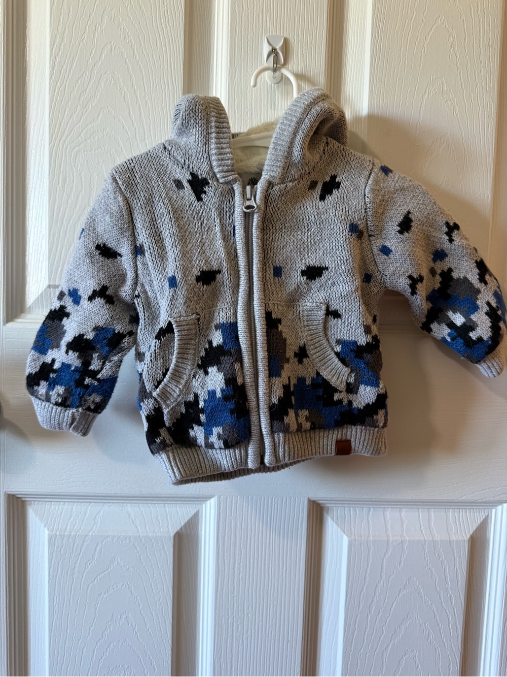 Timberland 12M Fleece Cozy Zip Up Sweater Jacket Worn Once